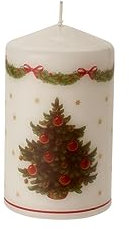 Villeroy & Boch Specials Winter Spec. Kerze Weihbaum Toys M, Wachs, Mehrfarbig, 7x12cm 35-9074-0139, bunt