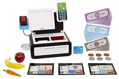 little tikes- First Self Checkout Stand Primo Registratore di Cassa Automatico, Colore Pagamento, apparecchio, 656163EUC