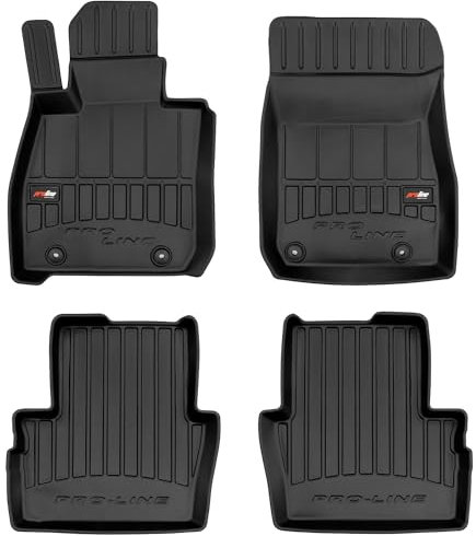 MOTOS Gummimatten Auto Fussmatte passend für Mazda CX-3 2014-2021 Crossover, ohne Gurtstraffer für die Rücksitze Verbessern Sie Ihren Reisekomfort mit Antirutschmatte Auto 3D- Allwetter fußmatten Auto