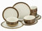 CreaTable, 23591, Serie MODERN INDUSTRIAL, weiß, 12-teiliges Geschirrset, Teller Set aus Steinzeug, spülmaschinen- und mikrowellengeeignet, Qualitätsproduktion