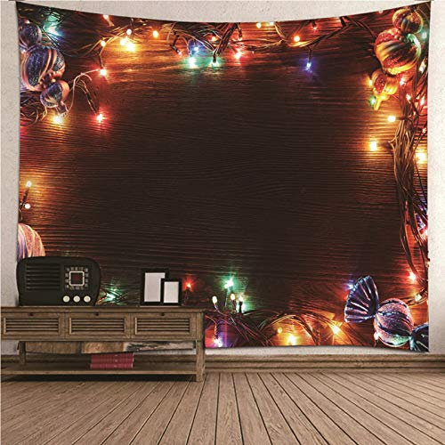 EHOMERY Wandteppich Jungs XXL Wanddekoration Bunt Led Lichter Wandteppich Outdoor Wandtuch Psychedelic Wandbehang Wandschmuck Groß Schlafzimmer Wohnzimmer 300X260Cm