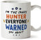 MUGFFINS Hunter Mug - in English - Everyone Warned You About - Funny Gift for Colleagues - Ceramic 11oz Mug