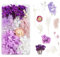 Fiori Secchi per Resina, Decorativi, Candele e Decorazioni Epossidiche - Bouquet per Artigianato, Scrapbooking e Decorazioni Floreali (Viola)