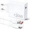 120W Turbo Caricatore USB con Cavo USB C 1M per Turbo Charge Caricatore Rapido Charge Turbo per Xiaomi 15 14 13Ultra 14T 13T 12T 11T Pro,per Redmi Note 14 13 12 11S 10 Pro,POCO F7 Ultra F6 X7 F7 Pro