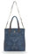 Pip Studio - Tasche, Shopper - Kyoto Festival - Mischgewebe - Farbe: Denim Blue - 33 x 10 x 36 cm