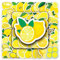 LYLSDSB 50 Stück Zitrone Aufkleber Wasserfeste Cartoon niedliche Obst Stickers für Wasserflaschen Laptop Skateboard Auto Scrapbook Gepäck Computer,Vinyl Kawaii Lemon Sticker für Mädchen Teenager