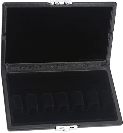 Fagottrohr-Etui für 6 Blätter, Fagott-Rohrblätter, Schutzhülle mit weichem Samt, Holz-Fagott-Rohrblätter, für 6 Blätter, Aufbewahrungsbox für Fagott, Musikinstrumente