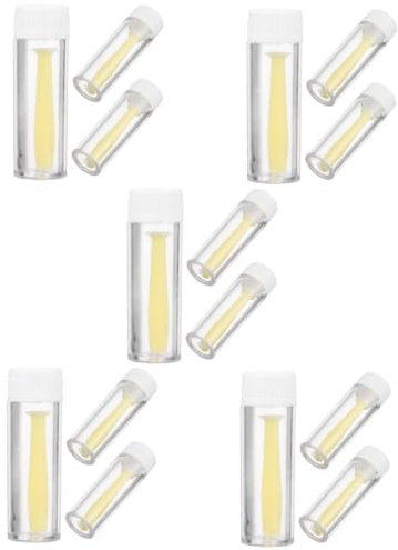 Gatuida 15pcs Lens Applicators Portable Lens Sticks Travel-Ready Tool Safe and Convenient Use