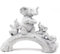 Irayin Elefanten Deko, Elefant Statue Figure, Skulptur als Deko Symbol für Freude in der Familie, Elefanten Dekoration für Büro, Wohnzimmer, Bücherregal, Schlafzimmer - Weiß