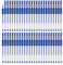 OFFICER PRODUCTS Gelkugelschreiber Kugelschreiber ‎/ 50 Stück (50er Pack) /Geltinte Farbe: Blau/Kugeldurchmesser: 0,5 mm/Gelstifte Gelschreiber/Wasserfeste und Nicht Verblassende Tinte/Gummigriff