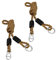 LWLWA Corde Balancoire Exterieur 2 Pièces, 1,8 m Réglable Corde Balancoire, Dispositif Accessoires Balançoire Stable avec Boucle Métallique, pour Balançoire Hamac, Berceau