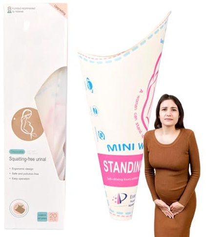 Dispositif d'urination féminin, entonnoir à pipi pour femme - 20 pièces dispositif pipi féminin pour femmes | Urinoir féminin, tasse à pipi étanche pour femmes, entonnoir d'urinoir pour filles enceint