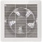 9-Inch Ceiling Duct Ventilating Fan - Powerful & Quiet Bathroom Kitchen Extractor Fan, Perfect Air Ventilation Solution - In-Line Design, Size 31.5 * 31.5cm