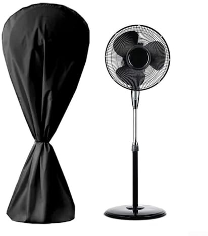 Emiif Housse de protection pour ventilateur sur pied en tissu Oxford 210D imperméable et anti-poussière - 145 x 75 cm