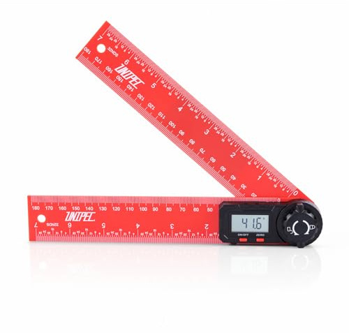 Digital Angle Finder Protractor, 7 / 200 mm Angle Measuring Tool with LCD Display, Angle Finder Ruler for Woodworking, Carpenter, Construction & DIY Projects