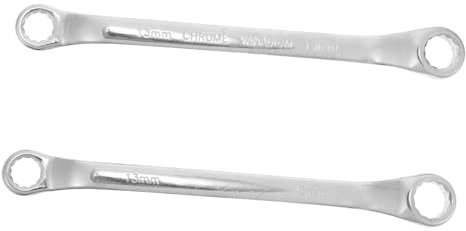 Yardenfun 2-teiliges Doppel-ratschenschlüssel-set Robuster Spanner-werkzeugsatz Für Die Auto-fahrrad-reparatur