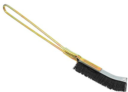 Beavorty Edelstahl-drahtbürste Mit Gebogenem Kopf Praktische Reinigungsbürste Für Fugen Und Ecken Rostentfernend Staubentfernungswerkzeug Vielseitig Einsetzbar Für Haushalt Und Industrie