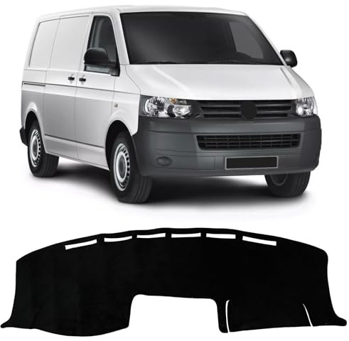 Armaturenbrettabdeckung Sonnenschutz Pad kompatibel mit VW T5 2003-2015, rutschfeste Armaturenbrettmatte LHD Dashboard Mat Abdeckung