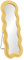 Baroni Home Miroir sur Pied ou Miroir Mural, Miroir avec Cadre Ondulé Rembourré et Revêtement en Velours, Salon, Chambre à Coucher, Couloir, 160x60 cm, Velours Jaune