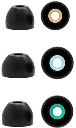 3 Pairs Earbud Tips for Sony Wf-1000xm5,Memory Foam & Rubber Eartips Tips In S/M/L,Silicone Buds Soft Non-Slip Replacement Ear Tips for Noise Reduction And Comfort,Secure Fit for Sony Wireless Earbuds