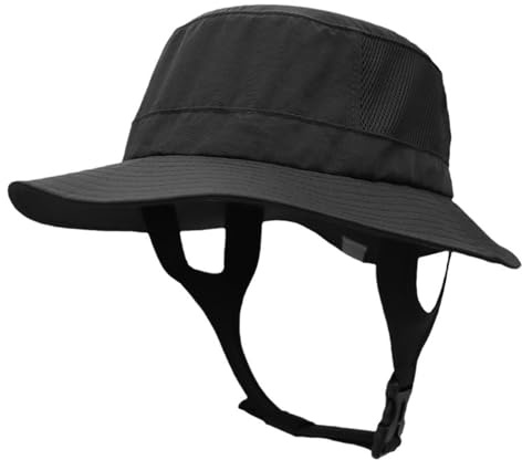 BSYLOO Surf Bucket Hat Waterproof Sun Hat with Chin Strap for Surfing Water Sports Outside Activities