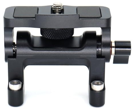 SZJELEN ARRI WCU-4 Monitor Bracket with 1/4 Screw,Swivel and Tilt Adjustable Monitor Bracket (Black)