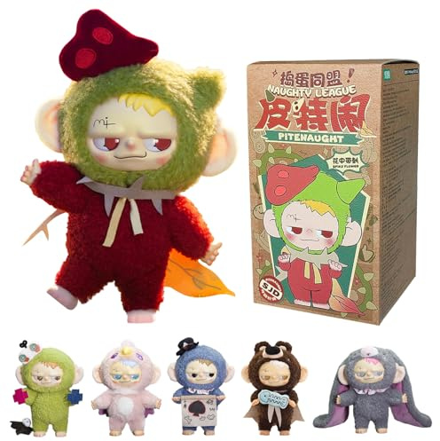 RONGCREATOR PiteNaught Mystery – Frecher Teufel 16 cm – 6 zum Sammeln (+1 Geheimnis), Plüschfigur mit PVC, originelle Geschenkidee, offizielles Produkt, ab 12 Jahren