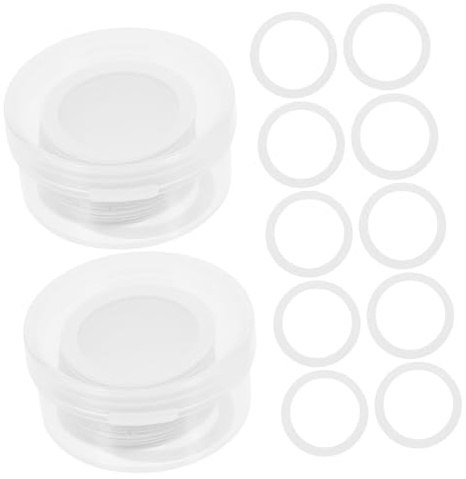 OFFIGAM 60 Stück Kazoo Flötenmembranen Aus Pe Kazoo Ersatzmembranen Dünne Und Robuste Flötenfolie Tragbar Und Sicher