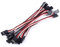 Tbest Quadcopter Servo -Verlängerungskabel Langlebig Bequemer Männliches Drahtkabel für RC -Modell Hohe Qualität 10pcs 10 cm für RC Zubehör
