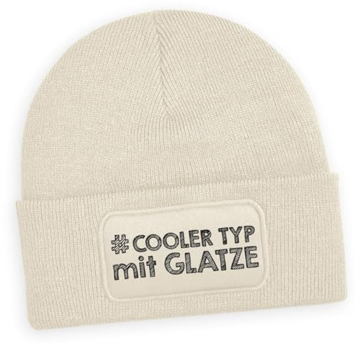 #teamludorf Beanie - Wollmütze mit Spruch - Cooler Typ mit Glatze in der Farbe: Parent