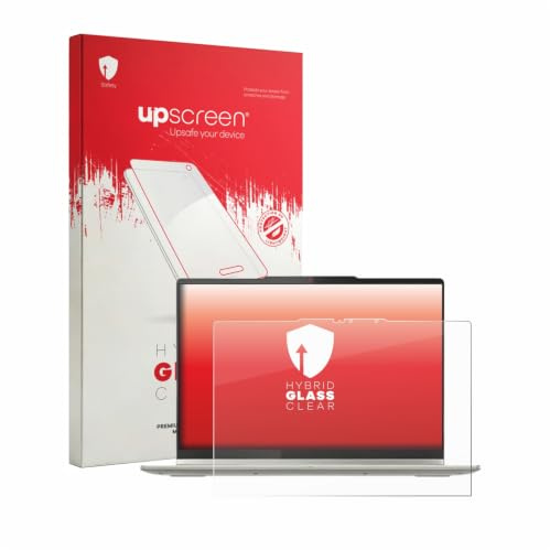 upscreen Schutzglas für Lenovo Yoga 7a 2-in-1 Gen 11 14 | Transparenter Displayschutz Made in Germany Klare 9H Schutzfolie Glas-Folie Montage-Set Anti-Fingerprint