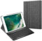 Fintie Tastatur Hülle für iPad 9.7 Zoll 2018 2017 / iPad Air 2 / Air 1 - Ultradünn leicht Schutzhülle Keyboard Case mit magnetisch abnehmbarer drahtloser Deutscher Bluetooth Tastatur, Denim dunkelgrau