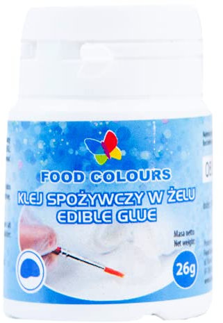 Food Colours Essbarer Gelkleber 26G Zuckerkleber Kleber für schnelle dekorative Reparaturen