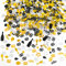 60. Geburtstag Konfetti, Abeillo 60. Tischdeko Geburtstag, 60. Jubiläum Party Supplies Deko, Glitter Konfetti Deko für 60. Geburtsta Party Deko Tischdeko (Schwarzes Gold Silber) - 30g