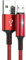 YSJJZRL Câble Micro USB, USB A vers USB Micro LED 2A Cordon de Charge Tressé à Charge Rapide Compatible avec Samsung Galaxy S7 Edge S6 etc. (0.25M,Rouge)