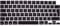 Silicone Keyboard Cover For MacBook Air 13.6 inch M3 M2 A2681 2024 2023 2022 & 2023 2022 2021 MacBook Pro 14/16 inch M1 Pro/Max A2442/A2485/A3113/A3114, Silicone Skin Protector(Black)