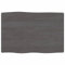 ZEYUAN Tablero Mesa Madera tratada Roble Borde Natural Gris 60x40x2 cm, Encimera Cocina, Tableros De Madera, Table Salon, Encimera De Madera - 363995