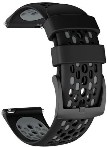 MYSNBKN 22mm Armband für Forerunner 255/265/Venu 2/3/Vivoactive 4 | 22mm Weiches Silikon Ersatzarmband