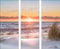 Pro-Art Glasbild Beach At Sunset I, 80x90 cm