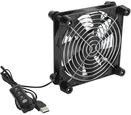 140mm Computer Case Fan, 3 Speed 2800RPM Gaming PC Fans, 5V USB Powered CPU Cooler Fans for Entertainment Equipment, Game Consoles, Home Appliances