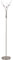 ValueLights | 3 Way Curved Arm Brushed Chrome Floor Lamp | Floor Lamps & Torchieres, Home Décor & Improvement Essential | Includes Bulb