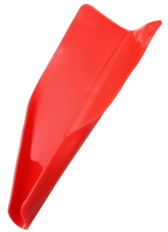 sourcing map Entonnoir d'huile en silicone souple réutilisable pour camions, motos, automobiles, 37,6 x 17,5 cm, rouge