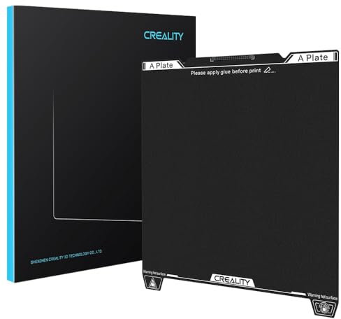Creality Offiziell Epoxy Plattform Kit 235x235 mit Düsenreiniger, dauerhafter Verschleißfestigkeit Flexibler Druckplattform für Ender-3v3/3v3 SE/3v3 ke/k1/k1 SE ohne weiche Magnete