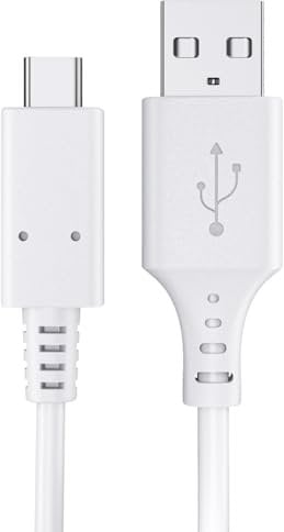 USB C Power Cable 3M, Power Extension Cable USB C Charging Cord for Mi Wireless Outdoor Security Camera 1080p, Mi Camera 2K Magnetic Mount, USB A to USB C Charging Cord 10FT for Security Camera, White