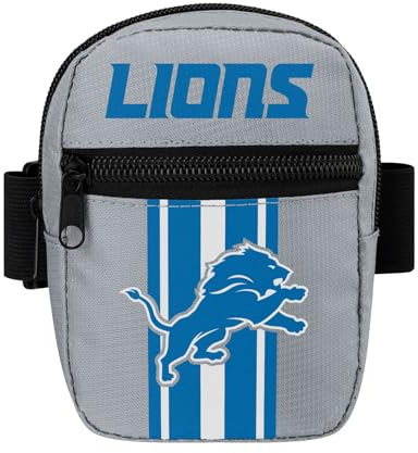 FOCO Detroit Lions NFL Team Stripe Tumbler/Reisebecher, Bauchtasche, Taschen mit Reißverschluss oben und vorne