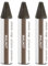 sourcing map Wood Filler Stick, 3 Pcs Wax Sticks Wood Touch Up Markers, Furniture Crayons for Scratches Holes Crack Tables Desks Wooden Floors Repair Cover Ups, Walnut