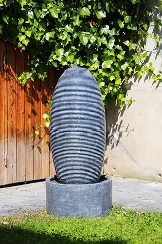 froggit The Fountain Brunnen, Gartenbrunnen, Wasserbrunnen, Außenbrunnen mit LED Beleuchtung Indoor Outdoor (TheFountain 120)