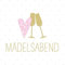 PPD Servietten Mädelsabend weiß/rosa/Gold, 33x33cm, 20 Stück-Pack