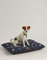 Rosewood Joules Raining Dogs Haustierbett, bedruckt, Marineblau, Größe L