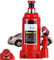 Jack Per Bottiglia Idraulico 6 Tonnellate, Supporto Universale Per Sollevamento in Metallo Spesso Jack Per Auto Verticale Jack Per Bottiglia Idraulico Con Scanalature Incrociate Per Compatto Auto